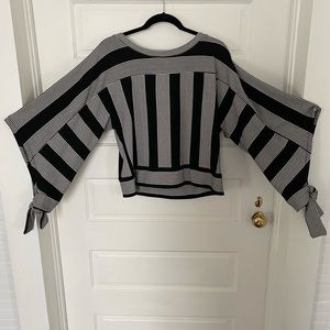 Bcbg max Azeria black and white sweater